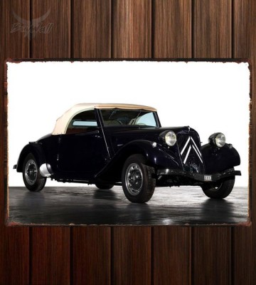 Металлическая табличка Citroen Traction Avant Cabrio